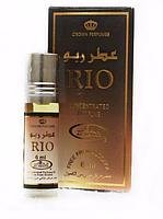 Rio Al-Rehab 6мл  Масляные арабские духи Rio (духи Рио) от аль Рехаб это аромат для мужчин и женщин, принадлежит к группе  восточно-пряных

Начальная нота: Амбра, Жасмин, Миндаль, Сандал, Уд
Нота сердца: Амбра, Жасмин, Миндаль, Сандал, Уд
Конечная нота: Амбра, Жасмин, Миндаль, Сандал, Уд