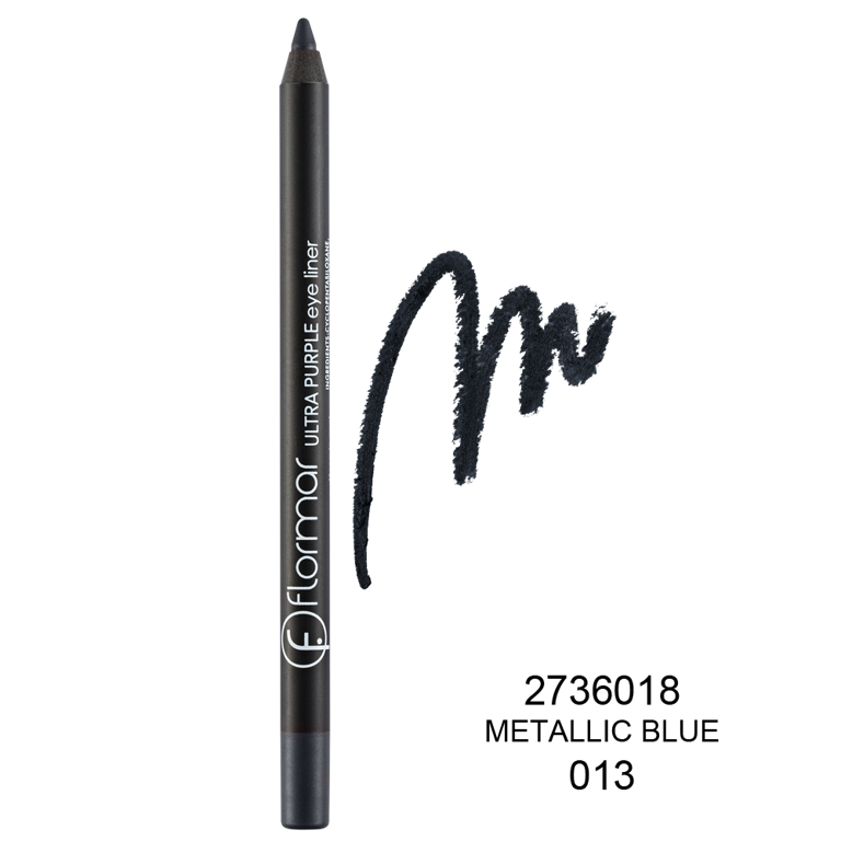 Карандаш для глаз Flormar Ultra Eyeliner Metalic Blue 2736018 Благодаря мягкой текстуре практичный в использовании влагоустойчивый карандаш подарит глазам чарующую выразительность.

насыщенность цвета в течение всего дня, 
обладая антиоксидантными свойствами, предохраняет кожу от преждевременного старения 
масло жожоба и витамины Е и С увлажняют и питают чувствительную кожу вокруг глаз