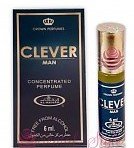 Clever Man 6ml ​Clever Man от Al Rehab имеет приятную, мужскую свежесть в сочетании с приятными травяными ароматами. 

Духи начинаются с верхней ноты гальбанума, грейпфрута, бергамота, мандарина, розмарина, перца и мускатного ореха. 
 
Сердечная нота: цикламеном, шалфеем, фрезией, календулой и жасмином. 
 
Кедр, пачули, лабданум, янтарь и мускус дополняют аромат. 
 
Хорошо сбалансированный аромат с зеленым началом, цветочная средняя нота и древесная сливочная основа.
Основные аккорды: свежие, пряные, цитрусовые, ароматические, цветочные, древесные, древесные
Рекомендация: для мужчин 