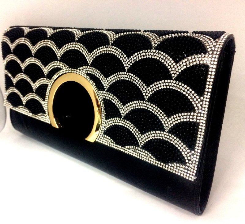 Клатч MJ-5 Black(30х17см) 
