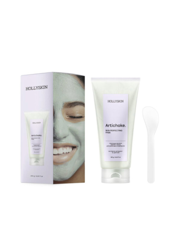 Охолоджувальна ліфтинг маска для боротьби з набряками HOLLYSKIN Artichoke.  Охолоджувальна ліфтинг маска для боротьби з набряками HOLLYSKIN Artichoke