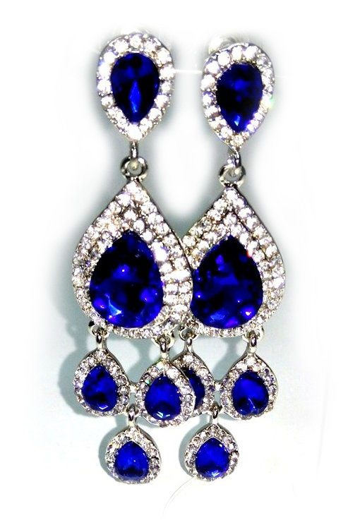 Серьги вечерние 9см 33006 