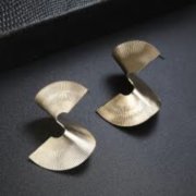 Серьги 3387 (Silver, Gold) 