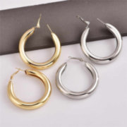 Серьги 3390 (Gold, Silver)