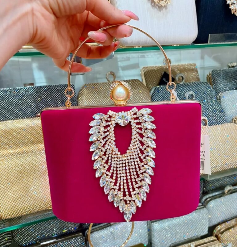 Вечерний клатч ZPT-3517 Pink  15х18см 