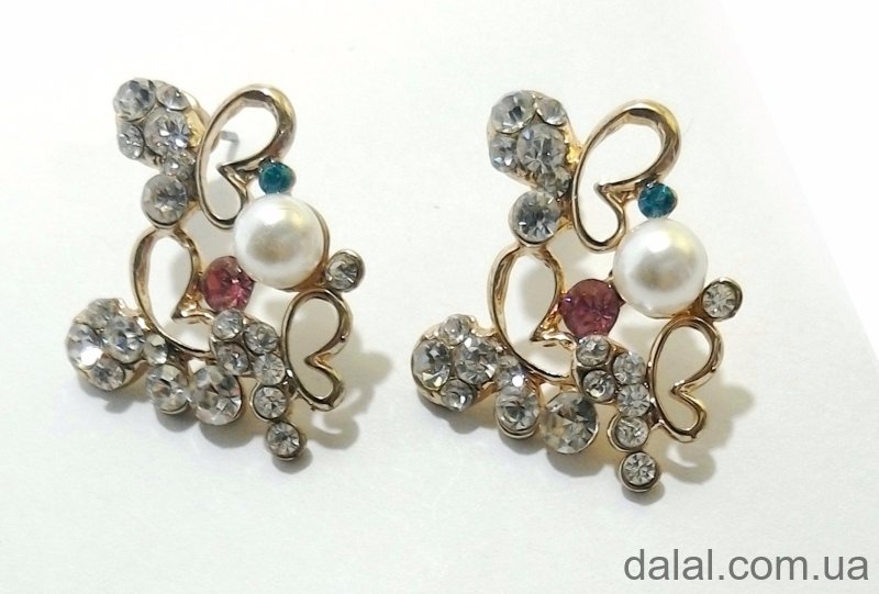 Серьги 3см 3698 