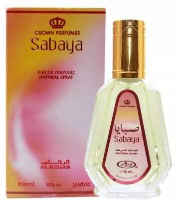 Спрей духи Sabaya (50ml) Новинка от Аль Рехаб! Очаровательный и яркий цветочный аромат с нотами ландыша.
Аромат Sabaya неоднозначен и допускает двойное толкование и скрытый подтекст. Что это – любование бескрайними пустынями Востока, где белое золото песков меняет свой оттенок и становится медно-красным в угоду причудам солнца?
Вам подскажут тонкие намеки - ароматы пачули и мускуса, а ответ, как всегда останется за вами.