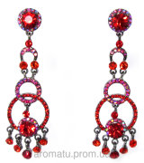 Серьги Страсть 8см 32041