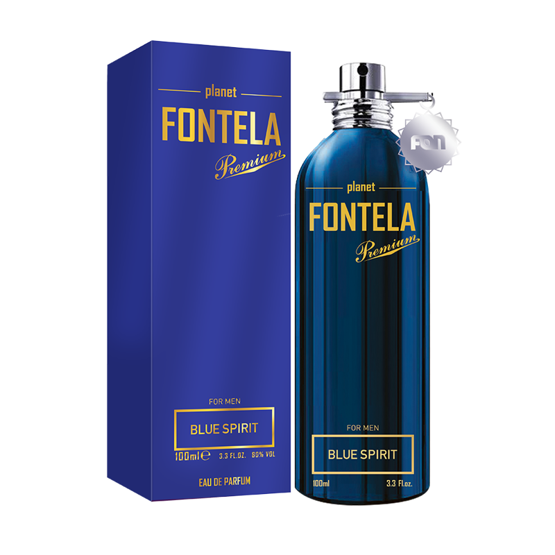 Парфюмированная вода Fontela BLUE SPIRIT, 100 мл 3541081 Начальная нота: мята, цитрус, мускатный орех, имбирь, лабданум.
Нота сердца: грейпфрут, розовый перец, пачули, грейпфрут, жасмин.
Конечная нота: кед, ветивер, сандаловое дерево.

Аналог: Chanel Bleu de Chanel

Эта прохладная, но вместе с тем глубокая, пылкая и острая туалетная вода - ароматический коктейль, предназначенный и молодым юношам, и уже состоявшимся джентльменам. Обладатель столь чувственного запаха - уверенный, сексуальный, раскрепощенный, романтичный и верный. BLUE SPIRIT дарит ему благосклонность монарших особ, некий высокий статус, покровительство королей, дает возможность самореализоваться. 

Парфюмерную композицию начинают раскрывать оттенки мяты, перца, цитрусов (лимона, бергамота, лайма), придавая пикантность, свежесть, уверенность. Затем дают о себе знать нотки жасмина, лабданума, фимиама, имбиря и мускатного ореха, привнося неотразимость и искренность. 
