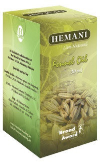 Масло фенхеля Hemani 30 мл Масло фенхеля -  служит для улучшения работы желудка при его атонии. Обладает желчегонным, мочегонным, успокоительным действием, стимулирует деятельность пищеварительной системы, устраняет запоры, снижает вздутие живота. Является отхаркивающим и противовоспалительным средством, его рекомендуют при профилактике и лечении ОРВИ, гриппа, фарингита, бронхита и пневмонии. Воздействуя на сердечно-сосудистую систему, масло фенхеля снижает артериальное давление, снимает аритмию, улучшает сердечную проводимость. 
