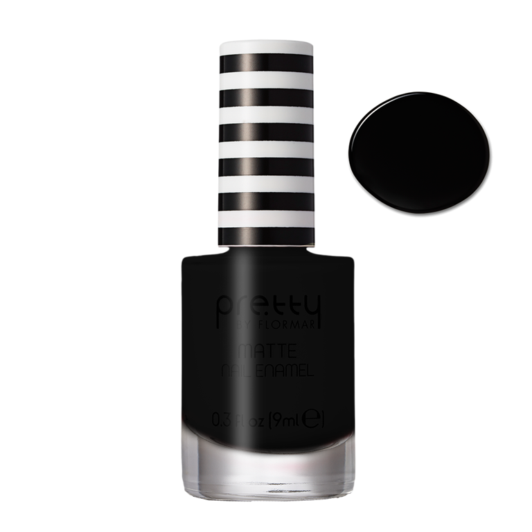 Матовый лак для ногтей 'PRETTY BLACK 013, 9 мл (2739513) Этот лак для ногтей с матовым завершением обеспечивает стойкий бархатистый эффект.
Специальная формула гарантирует быстрое высыхание, придавая при этом лаку благородную матовость.
Жидкая текстура предлагает легкое, гладкое и безупречное нанесение и распределение.