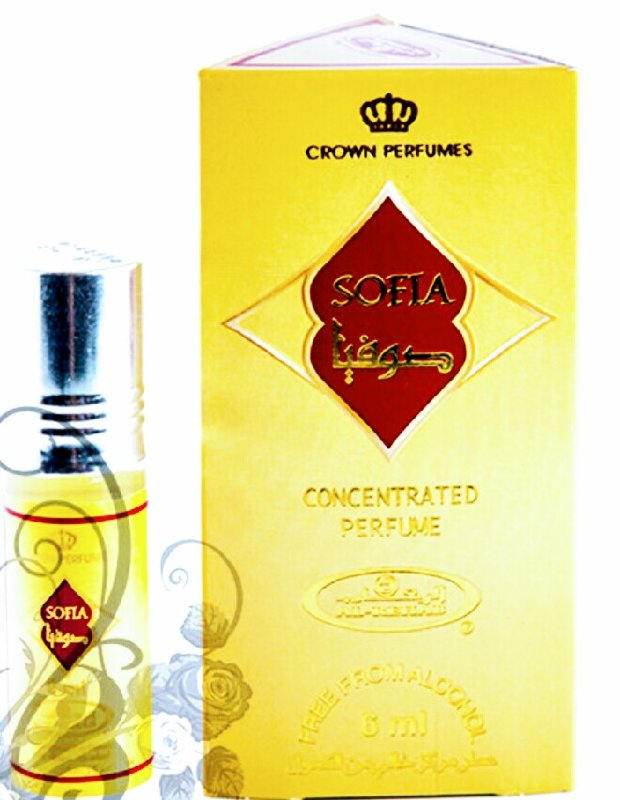Sofia 6 ml Al-Rehab София - нежный, яркий, красивый цветочный аромат, в котором искусно переплетаются цветы лилии, пионов, мускусные ноты и виноград. 