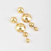 Серьги 8 см  Gold 3369