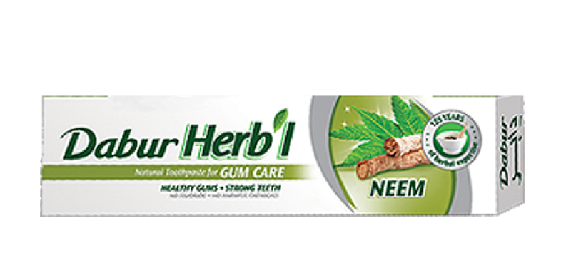 Травяная зубная паста для десен Ним 90 г Dabur Травяная  зубная паста с экстрактом дерева ним обеспечивает натуральное противобактериальное действие,  укрепляет дёсна и делает здоровыми и крепкими зубы. Содержит комплекс лечебных трав и натуральный кальций.