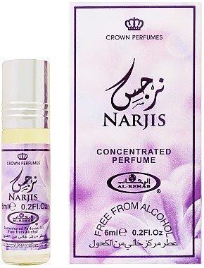 Narjis 6ml Свежий букет цветов, сочный, позитивный, шлейфовый. Подойдет как юным девушкам, так и дамам в возрасте. В меру строгий аромат раскрывается в течении дня яркими нотами апельсинового цвета, гиацинтов, бергамотом, жасмином, нарциссом, гарденией, туберозой, розой обрамленными амброй и мускусом.​

​Начальная нота: Белый мускус, Сирень
Нота сердца: Фруктовые ноты, Цветочные ноты
Конечная нота: Древесина, Карамель, Мускус​