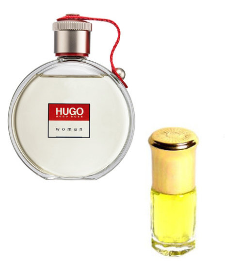 Hugo Woman Hugo Boss 15ml ​Hugo Woman Hugo Boss - это аромат для женщин, принадлежит к группе ароматов цветочные фруктовые. 

Верхние ноты: Дубовый мох, Персик, Цикламен, Дыня, Лист черной смородины, Яблоко "Гренни Смит" и Папайя; 

ноты сердца: Жасмин, Корень ириса, Лилия и Водяной гиацинт; 

ноты базы: Сандал, Кедр из Вирджинии, Амбра, Ваниль, Орхидея и Смолы. 