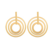 Серьги крупные кольца (Silver, Gold) 3363