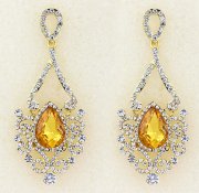 Серьги вечерние 8см 20144