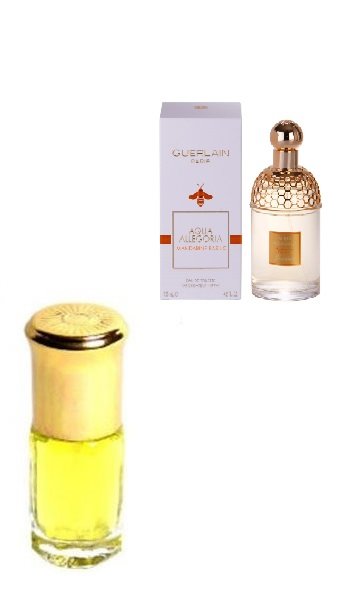 Aqua Allegoria Mandarine Basilic Guerlain 15мл(473) ​Верхние ноты: Горький апельсин, Клементин, Плющ, Зеленый чай
Ноты «сердца»: Мандарин, Ромашка, Базилик
Базовые ноты: Амбра

Настроение парфюма: Радостный, Бодрящий, Свежий, Легкий

Искрящийся, солнечный аромат Mandarine-Basilic - идеальный способ поднять себе настроение. Он похож на спелый, сочный мандарин. Яркий, слегка дерзкий и соблазнительно прекрасный.
