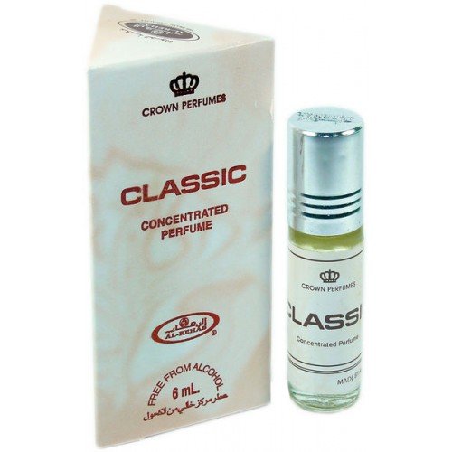 Classic масляные духи  Аромат духов Classic подчеркивает избранность и уникальность благодаря редким специям, дорогим маслам и восточным бальзамам. Окутывая сладкой опиумной дымкой, раскрываясь пряностью мускатного ореха и кориандра, масляные духи уведут нас в самые глубины своего сердца. Это мягкий, льстящий аромат с акцентом ванили.