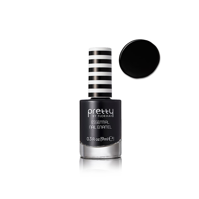 Лак для ногтей 'PRETTY ESSENTIAL COAL BLACK 025, 9 мл (2739425) насыщенный цвет, 
повышенная стойкость,
ультра блеск,
быстро сохнет.