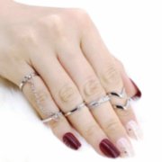 Набор колечек (6 ед) 99204 (Gold, Silver) 