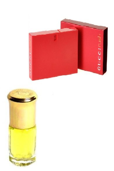 Gucci Rush 15ml (326) ​Начальная нота: Гардения, Персик, Фрезия
Нота сердца: Гардения, Дамасская роза, Жасмин
Конечная нота: Бурбонский ветивер, Ваниль, Пачули​
Восточные ароматы, с их смесью пряностей и цветочных нот, всегда вызывают ощущение тепла. Однако основным мотивом  Gucci Rush стал не столько согревающий коктейль фрезии, кориандра и пачули, сколько яркий призыв к действию и риску. Gucci Rush дополнит образ сильной, страстной и сексуальной женщины, а более робких представительниц прекрасного пола подтолкнет к активным действиям и переменам.

Символ порока и дерзости – так можно описать Gucci Rush. Если вас не страшат потаенные уголки своей личности, приготовьтесь к головокружительному путешествию. Станьте наконец собой, отбросив страхи и ограничения, навязанные обществом! Миром правят яркие и эффектные женщины, а их недостатки и маленькие слабости только подчеркивают харизматичность. 

Возможно, вам надоело быть правильной и строгой, тогда Gucci Rush - то самое волшебное средство, которое поможет разбудить настоящий ураган страсти и превратит вас в роковую женщину!​