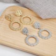 Серьги 99205 (Gold, Silver)