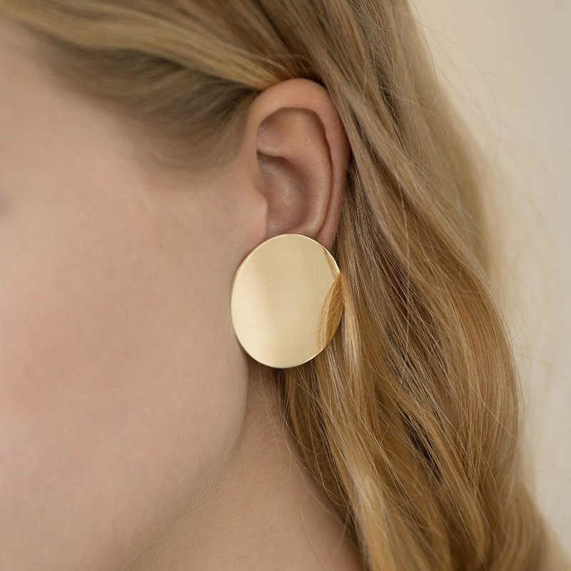 Серьги 2см  (Gold) 3374 