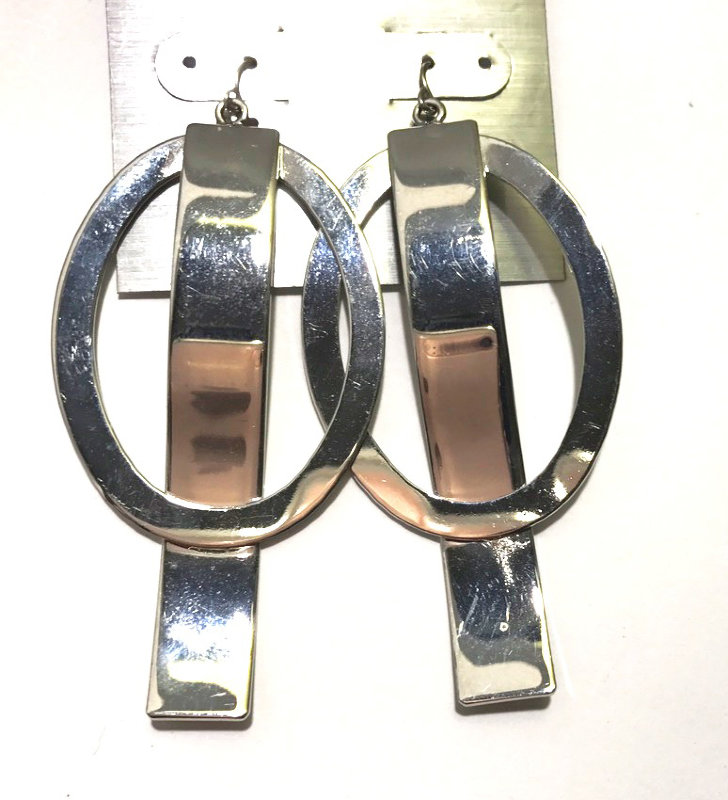 Серьги 6,5см 3718 