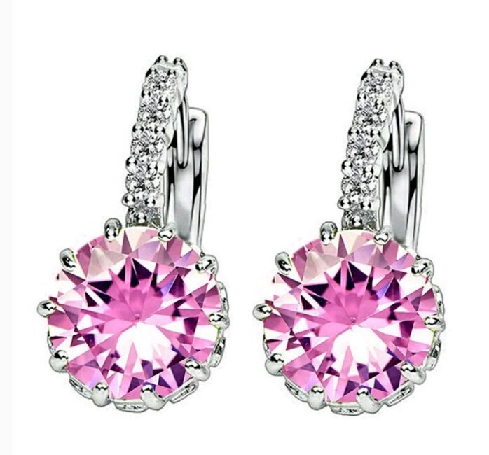 Серьги розовые 2237 