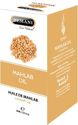 Mehlab Oil 30ml Hemani  Масло Hemani Mahlab на 100% натуральное.

Масло извлекается из мягкой внутренней части плодового камня Махлабского завода. На сегодняшний день многие исследования показали, что Махлаб имеет различные лечебные преимущества для основного использования.

Ниже перечислены некоторые из преимуществ масла Малаба:

1. Махлаб обычно используется для приготовления десертов.
2. Купание с маслом Mahlab помогает предотвратить бронхит и устраняет боль в спине.
3. Чтобы набрать вес: используйте масло махалеб с миндалем и сахаром.