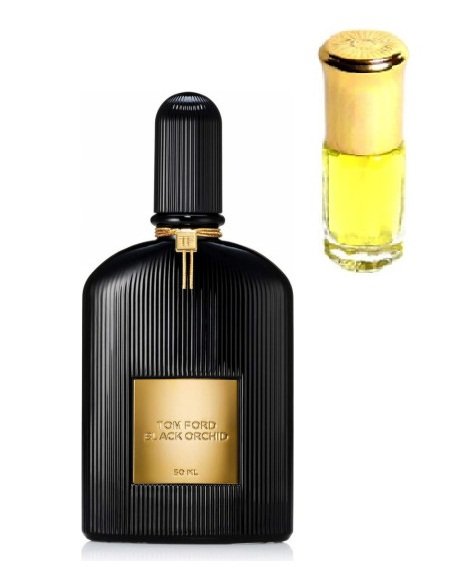 Tom Ford Black Orchid 15мл (174) Начальная нота: Бергамот, Иланг-иланг, Черная смородина, Черный трюфель
Нота сердца: Цветок лотоса, Черная орхидея
Конечная нота: Бальзам, Благовония, Ваниль, Ветивер, Пачули, Сандал

Образ «роковой женщины» неизменно ассоциируется с элегантным черным платьем, высокими каблуками, небольшой дамской сумочкой и маленькой черной шляпкой с вуалью, за которой скрыто прекрасное лицо таинственной незнакомки, и, конечно же, с тонким шлейфом чарующего аромата. Глубокий и насыщенный парфюм Black Orchid от бренда Tom Ford обволакивает чувственным облаком, манит своей таинственность и роскошью. 