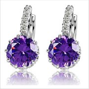 Серьги фиолетовые 2239