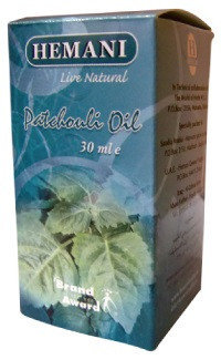 Масло пачули Hemani 30 мл Patchouli oil Основное действие масла Пачули: противовоспалительное, рассасывающее, транквилизирующее, спазмолитическое, противорвотное, регенерирующее, омолаживающее, увлажняющее. Стимулирует синтез половых гормонов, устраняет импотенцию, фригидность.
