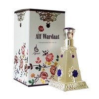 Alf Wardaat  Alf Wardaat и Вы словно окунаетесь в сад цветов...
Женский, цветочный аромат: роза, лилия,  пион, зелень.
Легкий и яркий, роза чувствуется, но она в букете.
масляные духи  25мл