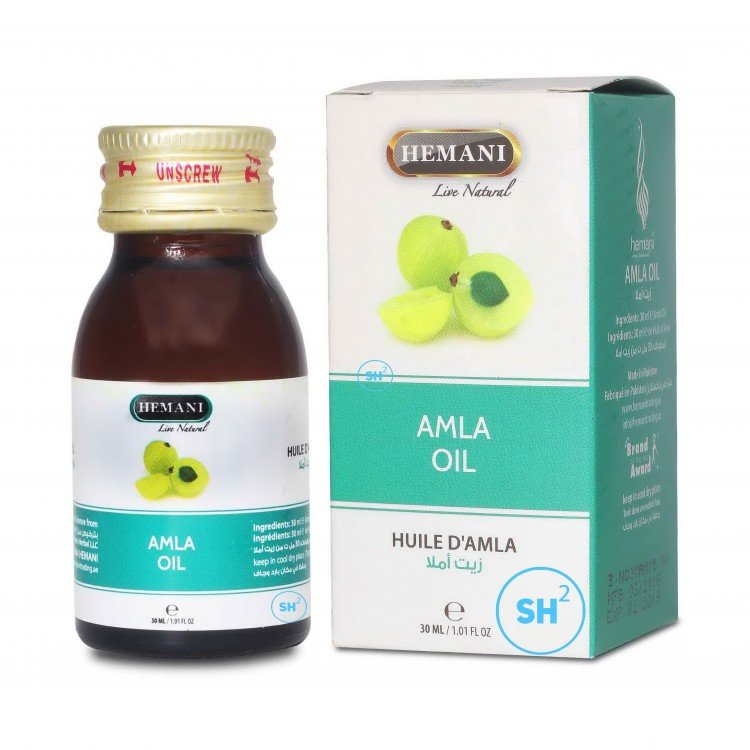 Масло амлы  30мл Hemani Amla Oil  Масло Amla Oil от Hemani укрепляет корни волос, препятствует выпадению, способствует их росту. Издревле используется индийскими женщинами, для придания силы, блеска и шелковистости волосам. Натуральный природный кондиционер.