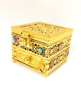 Бахурница металлическая Gold WF-A012 (10x10см) 