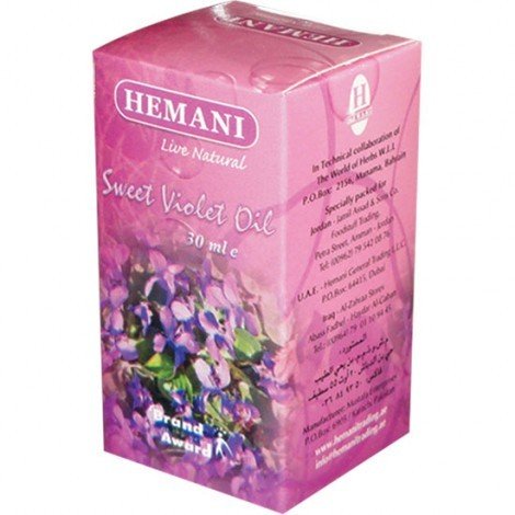 Масло сладкой фиалки 30мл Hemani sweet violet oil ​Масло сладкой фиалки обладает сладким летним ароматом. Оно является сильным антисептиком, применяется для обработки ран и ссадин.
Фиалковое масло хорошо успокаивает, помогает при бессоннице, беспокойствах и раздражительности. Масло влияет на функционирование почек, имеет диуретические свойства и применяется при лечении цистита, особенно при болях в пояснице. Устраняет общие застойные явления в организме, оказывает умеренное рвотное и слабительное действие. Способствует активизации работы печени, улучшает состояние организма при желтухе и похмельном синдроме.
Применение масла благотворно влияет на состояние дыхательной системы. Оно помогает при кашле, одышке и коклюше, смягчает боль в горле. Используется при головокружении, склонности к обморокам, головной боли; улучшает состояние больных эпилепсией.
Нейтрализует многие симптомы менопаузы.
​Фиалковое масло имеет болеутоляющие свойства и облегчает состояние при подагре и ревматизме. Также оно применяется для уменьшения опухолей, рассасывания гематом. Является афродизиаком.​