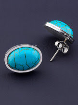Серьги  Бирюза  061766 