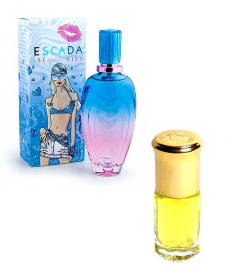 Island Kiss Escada 3ml ​Island Kiss Escada - это аромат для женщин, принадлежит к группе ароматов цветочные фруктовые.  

Верхние ноты: Апельсин, Маракуйя, Магнолия, Страстоцвет, Малина, Манго и Белые цветы; 

ноты сердца: Красные ягоды, Шиповник, Гибискус и Белый персик; 

ноты базы: Сандал, Мускус и Светлая древесина. 