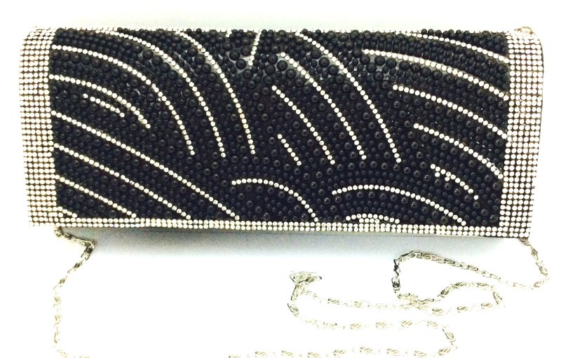 Вечерний клатч (24x11cm) Black ZPT-1056 