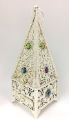 Бахурница металлическая Silver RN005A (30x10x10см)
