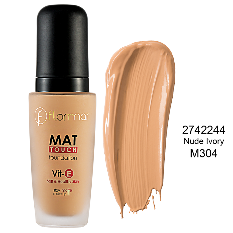 Матирующая тональная основа Flormar MAT TOUCH M304 2742244 Безупречный макияж невозможен без хороших тонирующих средств. Только так можно добиться идеального вида кожи. Для безупречного мейкапа используйте наилучший тональный крем. Например, Flormar MAT TOUCH. Насыщенная, бархатистая текстура тонального крема подарит вашей коже идеальное матовое покрытие на весь день!
Он превосходно выравнивает тон, маскирует несовершенства. С помощью этого тонального продукта вы без труда выровняете рельеф кожного покрова, сделав его идеально гладким. Крем великолепно матирует, убирая избыточную жирность. Изготовитель прекрасного средства - всемирно признанная турецкая косметическая компания Flormar.

Декоративное косметическое средство не просто великолепно тонирует. Оно также подарит вашему личику непревзойденный уход, заменив собой восстанавливающую сыворотку. Состав продукта обогащен природным экстрактом морских водорослей. Этот ингредиент превосходно омолаживает, запуская коллагеновые процессы в коже. Обладает тонизирующими и укрепляющими свойствами. 