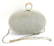 Вечерний клатч Silver (15x17cm) ZPT-5