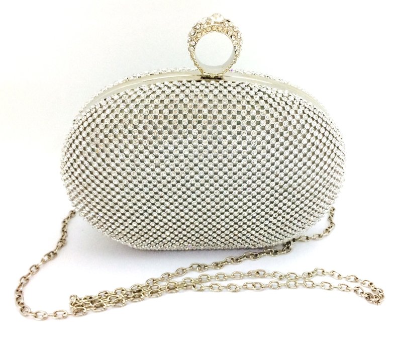 Вечерний клатч Silver (15x17cm) ZPT-5 