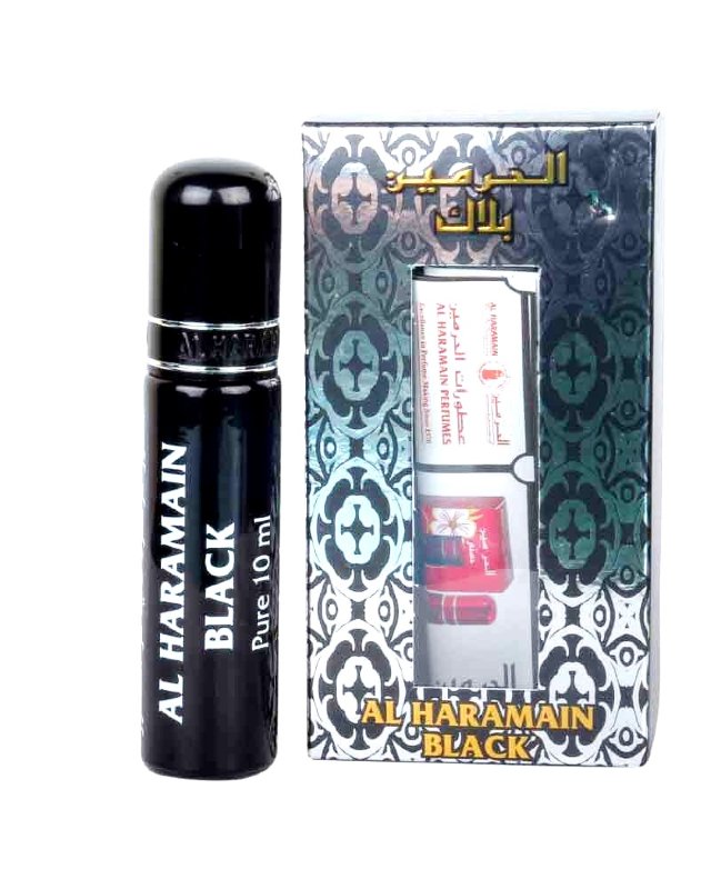 Al Haramain Black 10мл Мужской насыщенный аромат, подчеркивающий силу характера и природную элегантность. Верхние ноты формируют свежий, с легкой кислинкой аромат из мандарина, бергамота и лимона. Ноты сердца подключают прохладную терпкость жасмина, сладость розы и цветочные нюансы ириса и ландыша. Основу аромата создают шипровые тона дубового мха, животные нотки амбры, лесная прохлада кедра и сандалового дерева. Парфюм подойдет для торжественных мероприятий или постоянного использования зимой. Выпущенный в форме роллера флакон удобно использовать в качестве 
Верхняя нота:мандарин, бергамот, лимон
Средняя нота:жасмин, роза, ирис, ландыщ
Базовая нота:мох, амбра, кедр