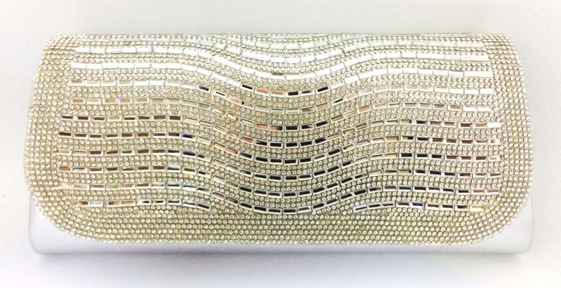 Вечерний клатч  Silver (24x11cm) ZPT-1044 