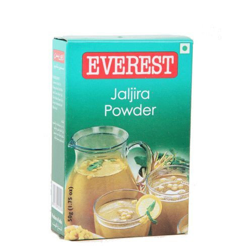 Смесь специй для приготовления напитка Джалджира (Jaljira Powder) 50г Everest Jaljira Powder - это смесь специй и приправ для приготовления натурального напитка с замысловатым вкусом. Идеально подходит как аперитив, так и как средство способствующее пищеварению после еды. Напиток, приготовленный из Jaljira Powder, лучше всего употреблять охлажденным.

Способ приготовления:
Добавьте 1 ½ чайной ложки готовой смеси Jaljira Powder на 1 стакан воды.
Добавьте лимонного сока и соли по вкусу. Тщательно перемешайте.
Украсьте листья мяты и ломтиками свежего лимона.
Подавайте охлажденным.

Состав: Асафетида, перец черный, черная соль, чили, поваренная соль,зира, имбирь, сушеное манго, яблочный уксус, мята, каменная соль.