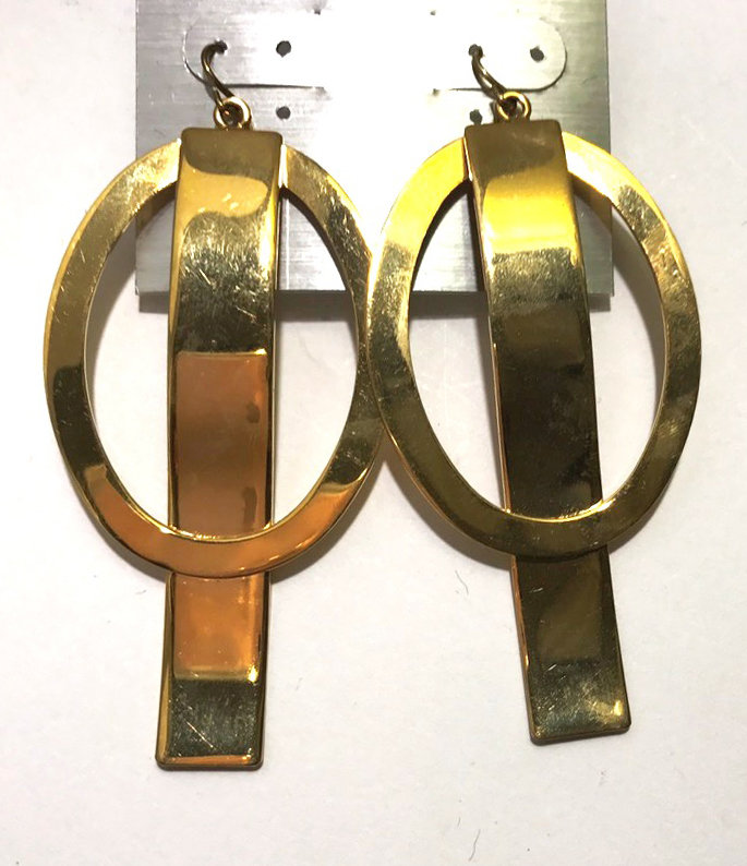 Серьги 6,5см 3719 